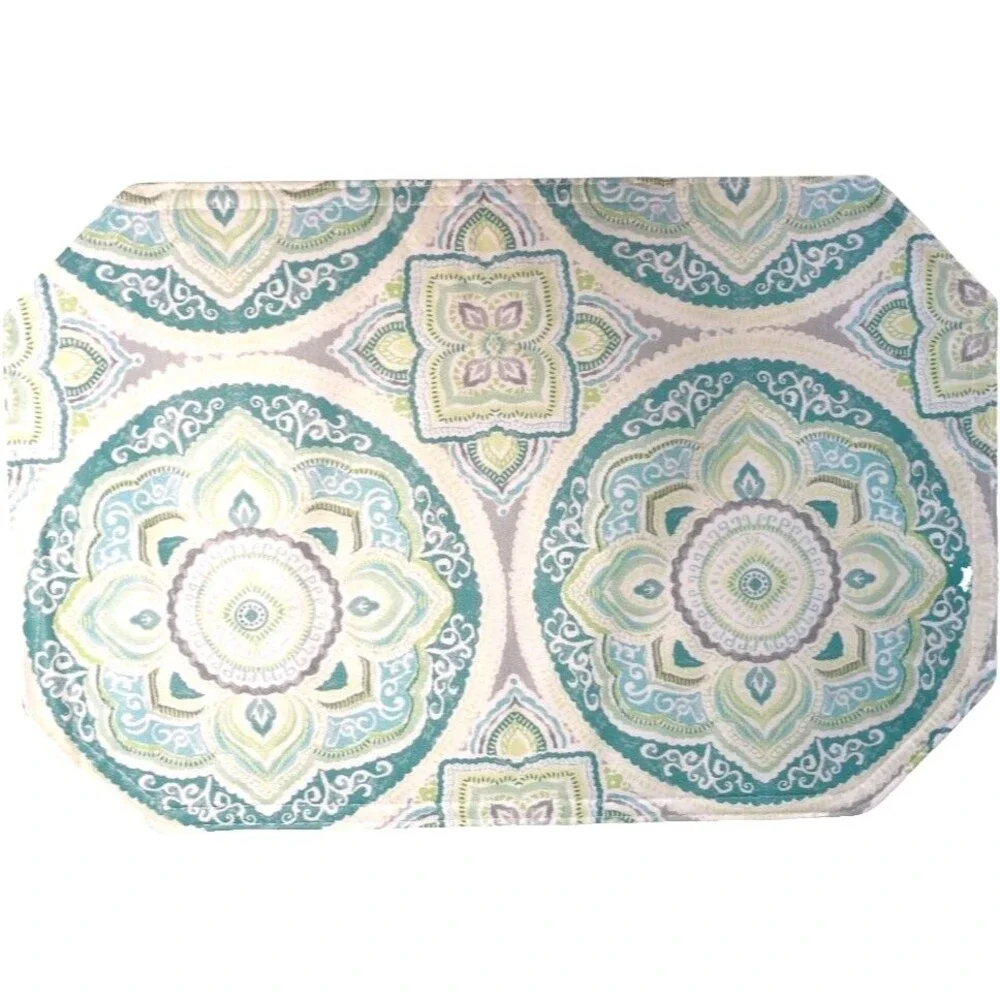 Summer Fun teal medallion